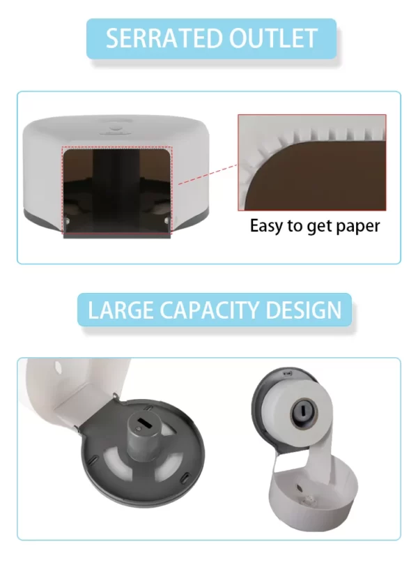 Toilet Paper Dispenser Jumbo Roll Tissue Dispenser - Image 9