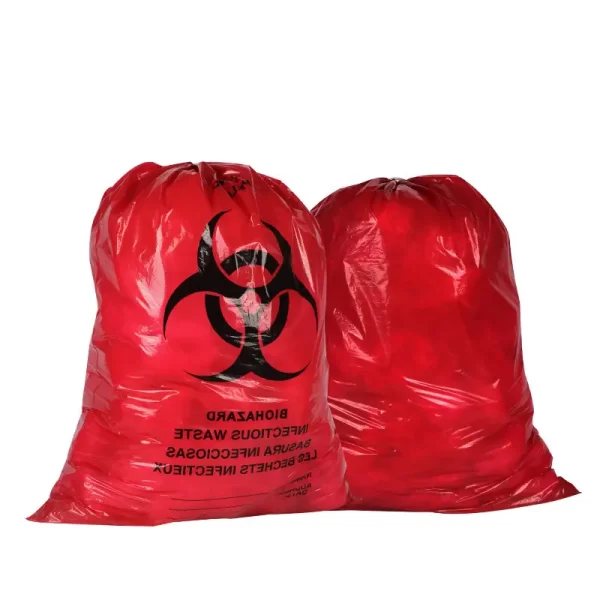 Medical Waste Bin Liners Biohazard Waste Bags 50pcs - Image 2