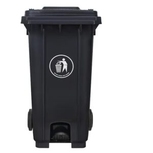 100 litres pedal bin with wheels