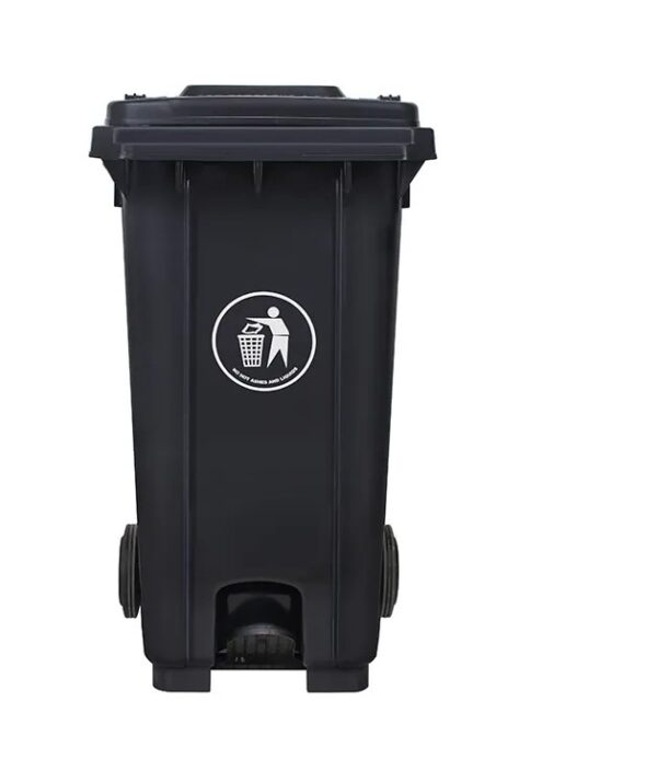 100 litres pedal bin with wheels