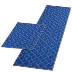 2pc Anti Fatigue Non Slip Kitchen Floor Mat Set