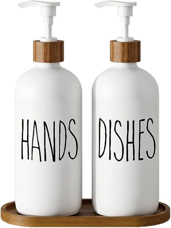 2pcs Kitchen Sink Dish Soap Dispenser