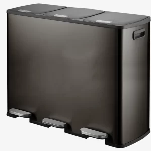 3 in 1 Stainless steel bin