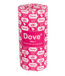 Dove Cotton Wool HQ 200g(30 Rolls/Bale)