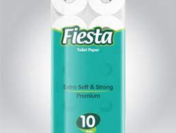 Fiesta Toilet Rolls White 10s