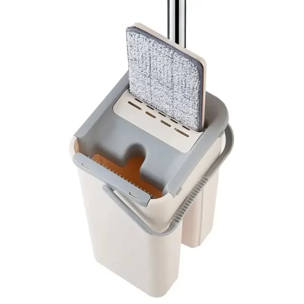 FlatMop With Bucket Microfiber Mop - Image 2