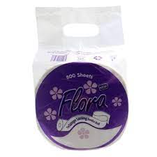 Flora Jumbo Bathroom Tissue Small Core White 100m(12 Rolls/Bale)