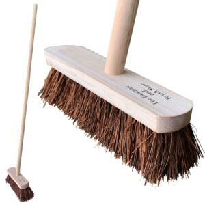 Hard Broom Fitted With Local Handle.