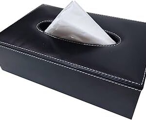 Leather Tissue Holder Can Be Used Both for Car or Dining