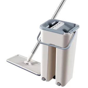 FlatMop With Bucket Microfiber Mop