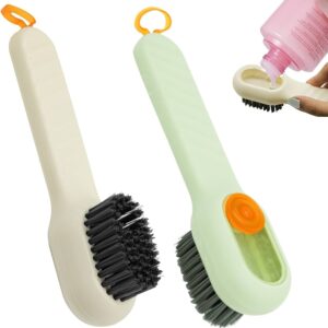 Shoe/Cloth Scrub Brush With Soap Dispenser