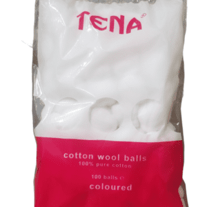 Tena Cotton Wool Balls White 100s(36 Packets/Carton)