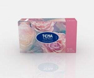 Tena Facial Tissue Floral 080 Sheets(48 Boxes/Carton)