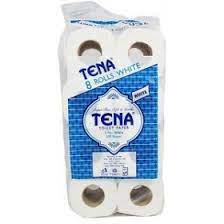 Tena Toilet Rolls White 08s(6 Packets/Bale)