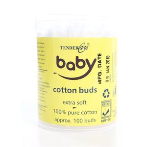 Tendercare Baby Earbuds Tin White 100s(72 Packets/Carton)