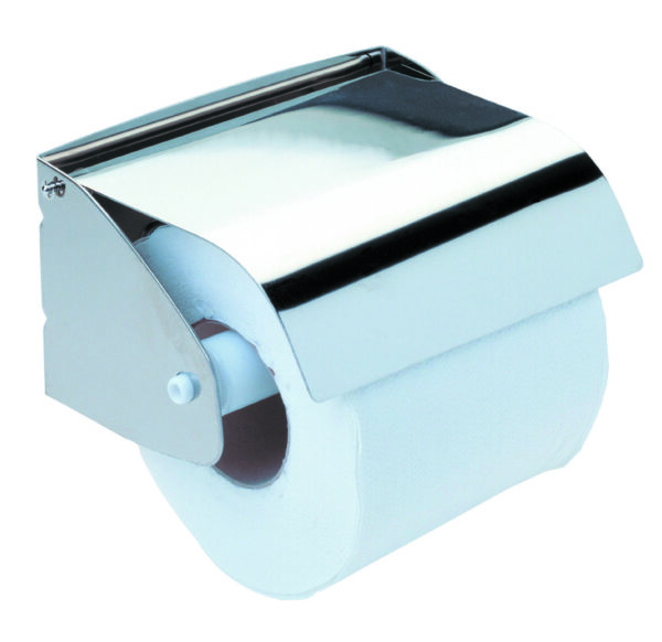 Toilet Tissue Paper Roll Holder With Cover