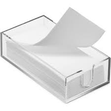 Transparent Acrylic Serviette / Napkin Holder