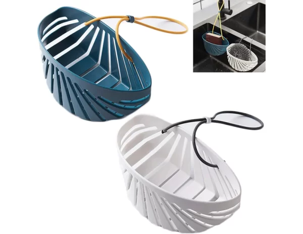 Utensils Sponge and Soap Drain Rack, Sink Soap Holder