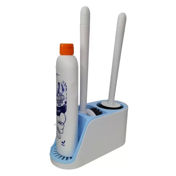 cleaning brush with toilet brush with holder - Image 2