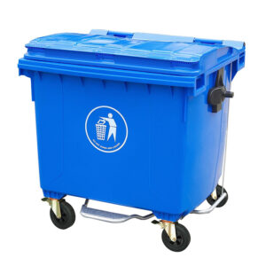 660 Litres Large Garbage Bin With Wheels