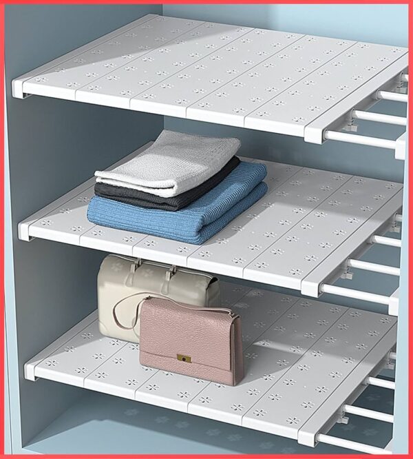 Expandable Wardrobe Clothes Shelf