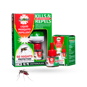 Flower Liquid Mosquito Repellent 45ml refill pack.