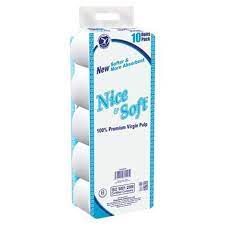 Nice & Soft Premium Toilet Tissue Roll 2 Ply 8 Count