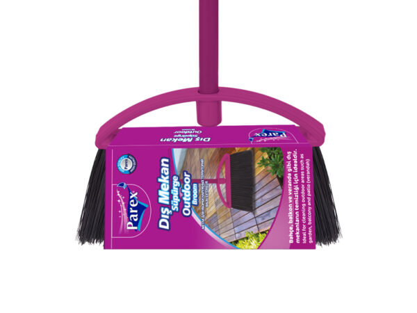 PAREX OUTDOOR BROOM WITH HANDLE