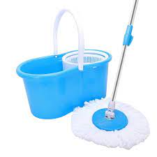 Rolling Wringer Spin Mop and Bucket