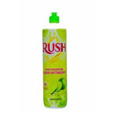 Rush Multipurpose Fizzy Lemon Liquid Detergent 1L
