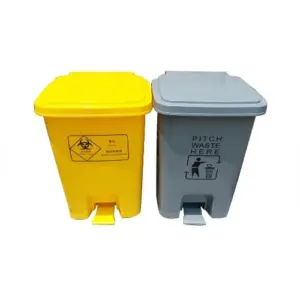 25 Litres Pedal Bins Bioharzard Gabbage