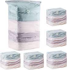 5pcs Set No Pump Needed Vacuum Storage Bags