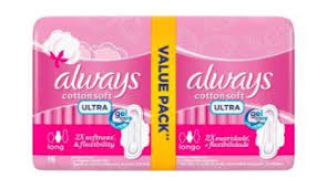 Always Sanitary Pads Soft Mx Thick 16X16 XL Duo