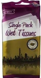 Aryuv Wet Tissue Single Lemon 10S