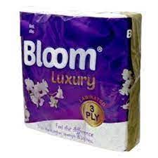 Bloom Luxury 3 Ply Tissue Paper White 4 Pieces