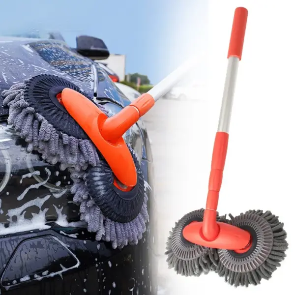 Car Wash Brush Head. Rotating Car Brush Head.