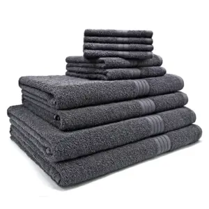 H&B HYDRO FACE TOWEL CHACOAL GRY