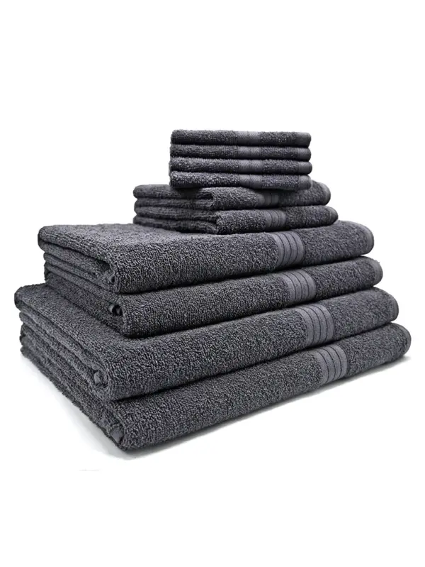 H&B HYDRO FACE TOWEL CHACOAL GRY