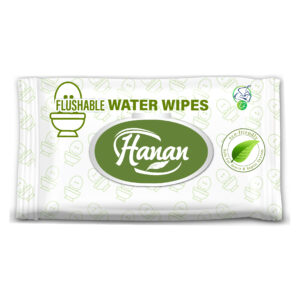 Hanan Flushable Water Wipes72S