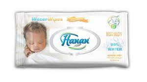 Hanan Water Wipes New Born72S