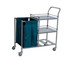 Locally Stainless Steel Made Linen Trolley