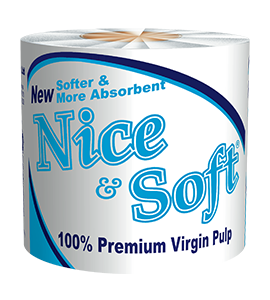 NICE&SOFT TOILET ROLL WHITE X1