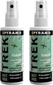 Pyramid Trek Deet Free Insect Repellent Citriodiol Spray 60ml