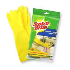 Scotch Brite Bathroom And Laundry Gloves Large