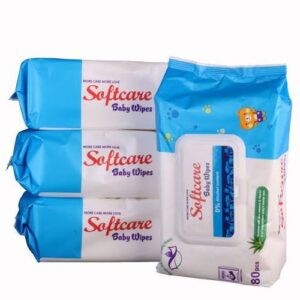 Softcare Baby Wipes 80 Count