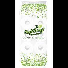 Softleaf Virgin Toilet Paper Unwrap X10