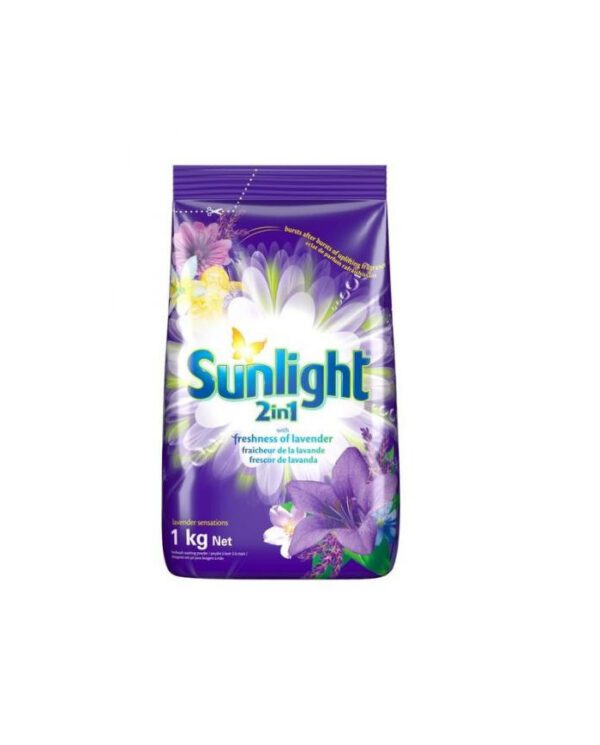 Sunlight 2 in 1 Hand Washing Powder Lavender Sensations 1kg