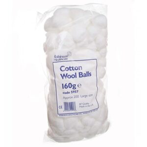 TENA COTTON WOOL BALLS WHITE 100G