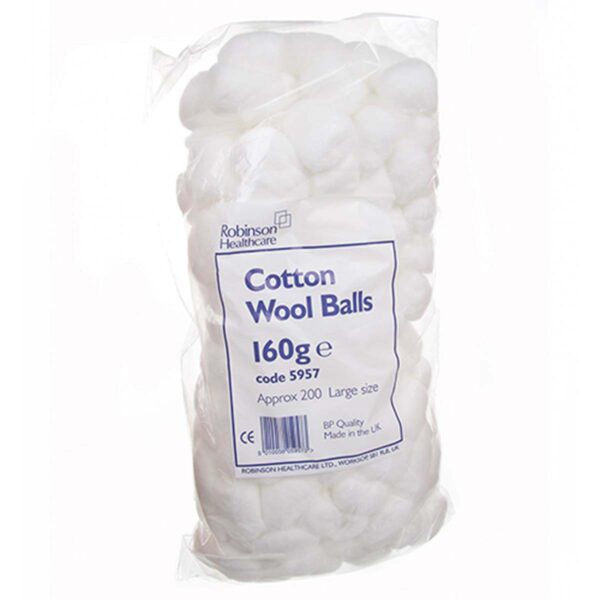 TENA COTTON WOOL BALLS WHITE 100G