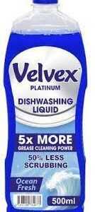 Velvex Dishwashing Liquid Lemon 500Ml